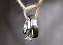  Wedding Rings On A Rope by Shutterart by Debbi